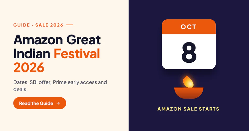 Amazon Great Indian Festival 2026: Start Date, SBI Bank Offer, Prime Early Access and What to Expect