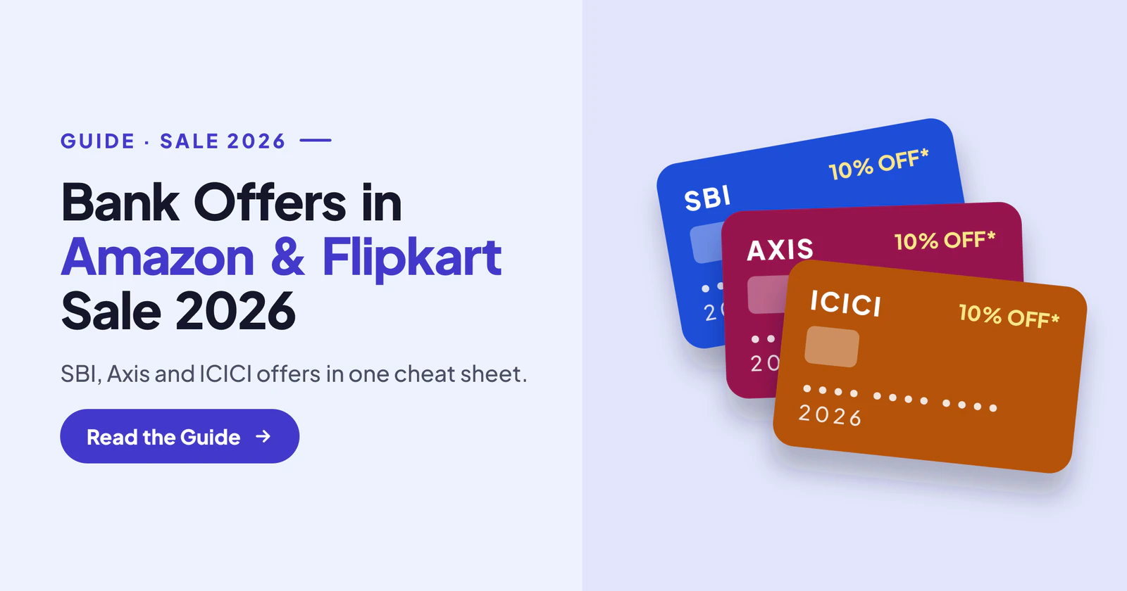 Bank Offers in Amazon and Flipkart Sale 2026: SBI, Axis, ICICI Cheat Sheet (With Caps Explained)