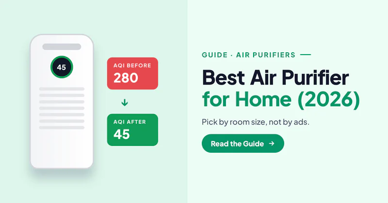 Best Air Purifier for Home in India 2026 (Under ₹10,000): Pick by Room Size