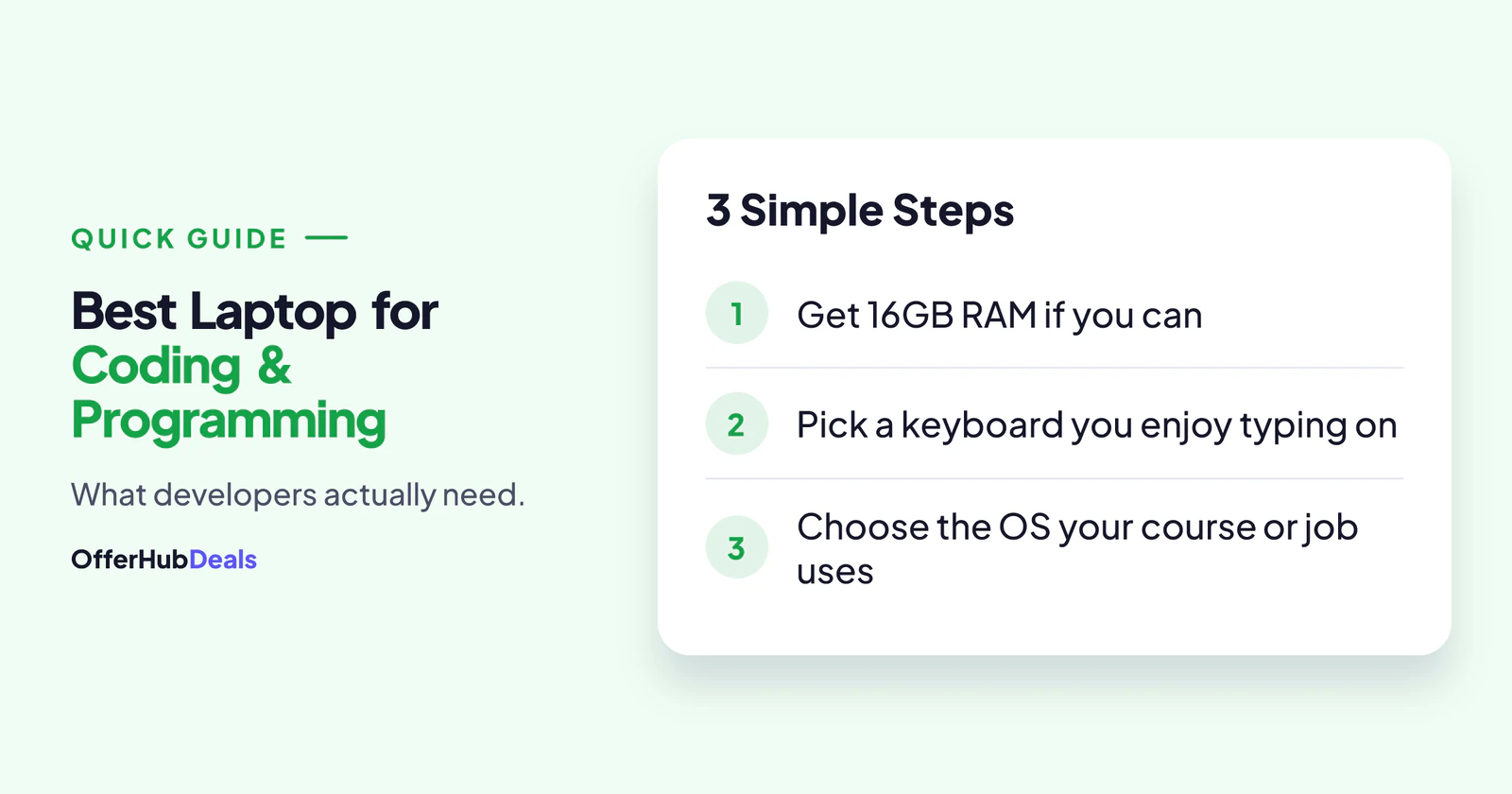 What to check in the best laptop for coding and programming
