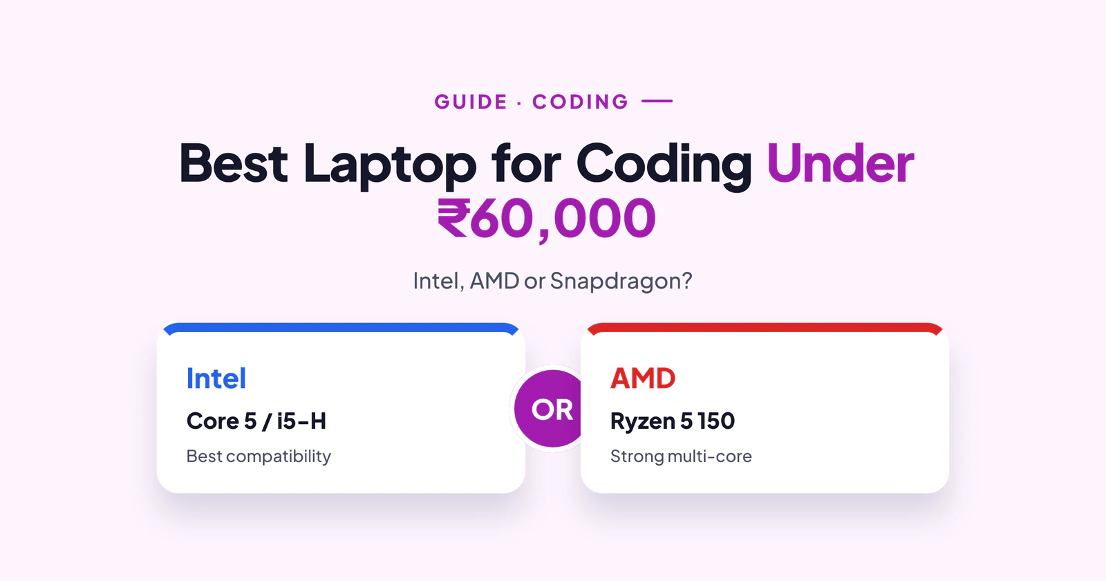 Best Laptop for Coding Under โน60,000 (2026): Sale Prices Make the Difference