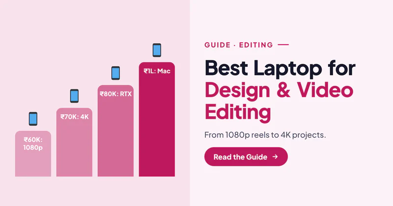 Best Laptop for Graphic Design and Video Editing in India (2026): ₹60K to ₹1 Lakh