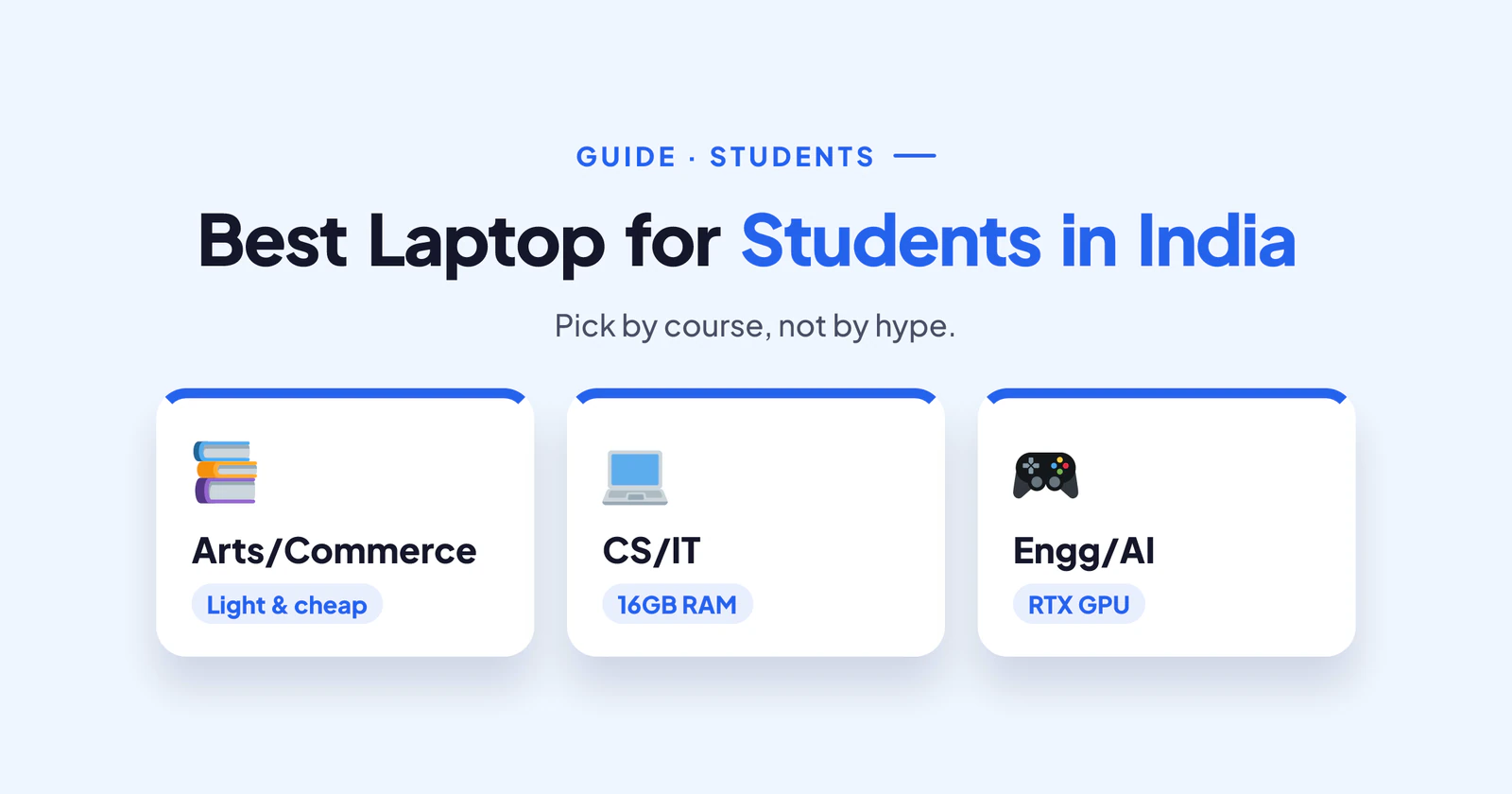 Best Laptop for Students in India (2026): The Right Pick for Your Course