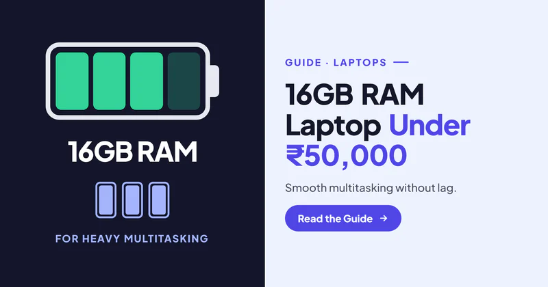 Laptop Under ₹50,000 with 16GB RAM and i7 Processor: Best Picks for Multitasking