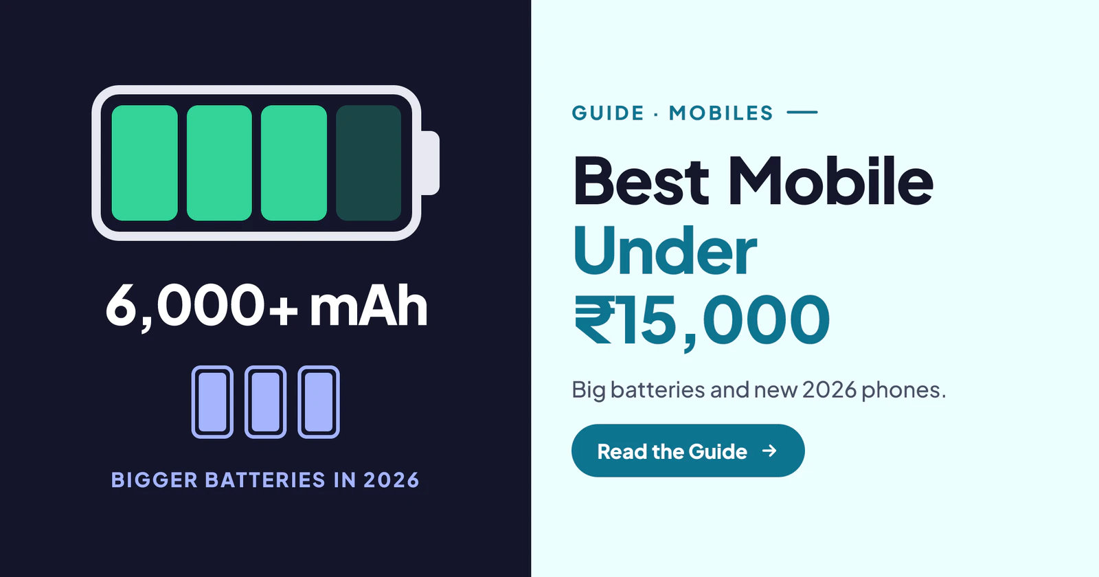 Best Mobile Under ₹15,000 in India: October 2026 Sale Shortlist