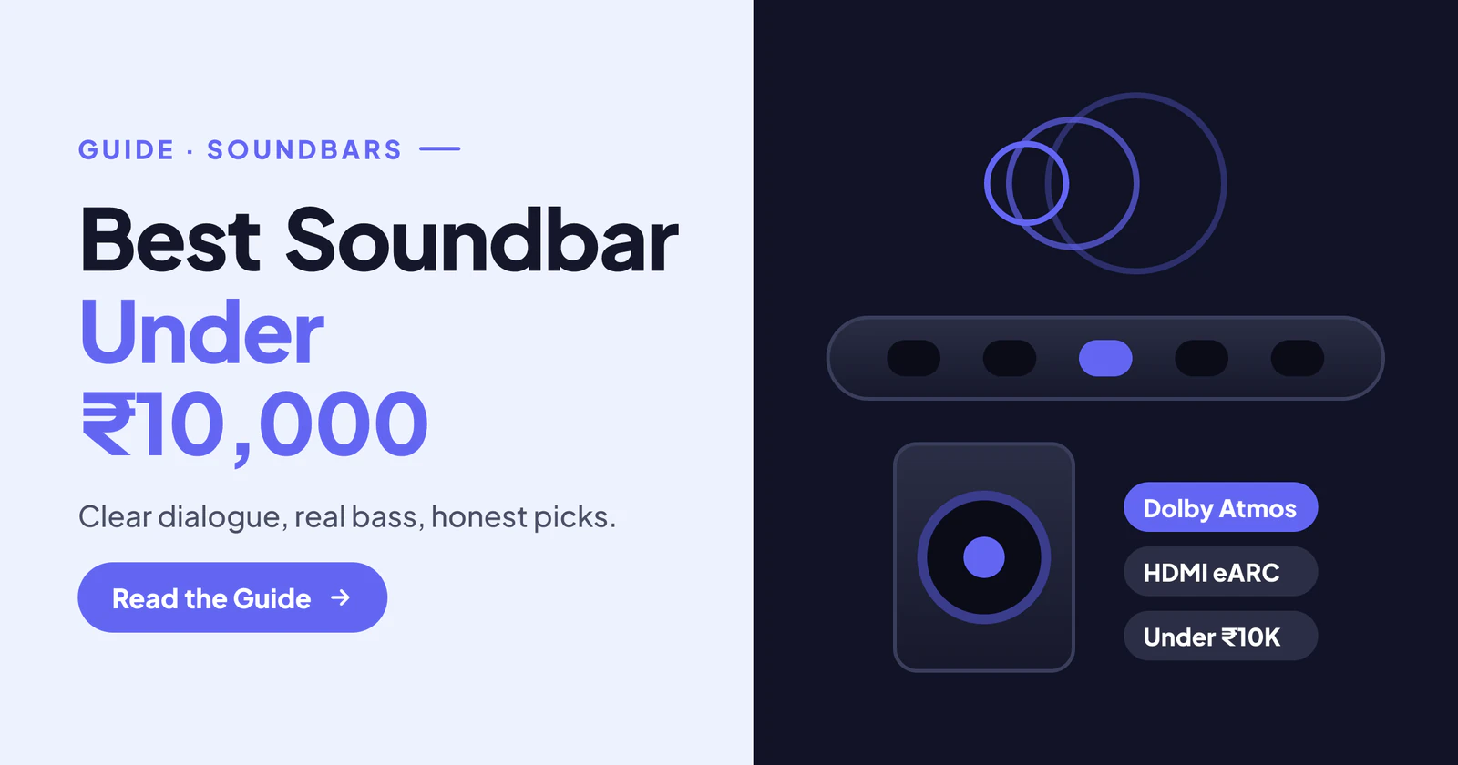 Best Soundbar Under 10000 in India (2026): Dolby Atmos Picks and Ones to Skip