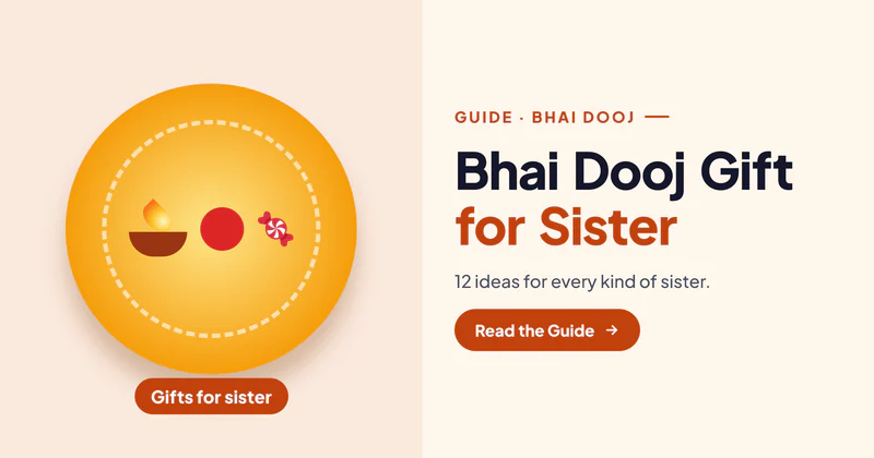 Bhai Dooj Gift for Sister: 12 Ideas Picked for Every Kind of Sister (Under ₹500 to ₹2,000)