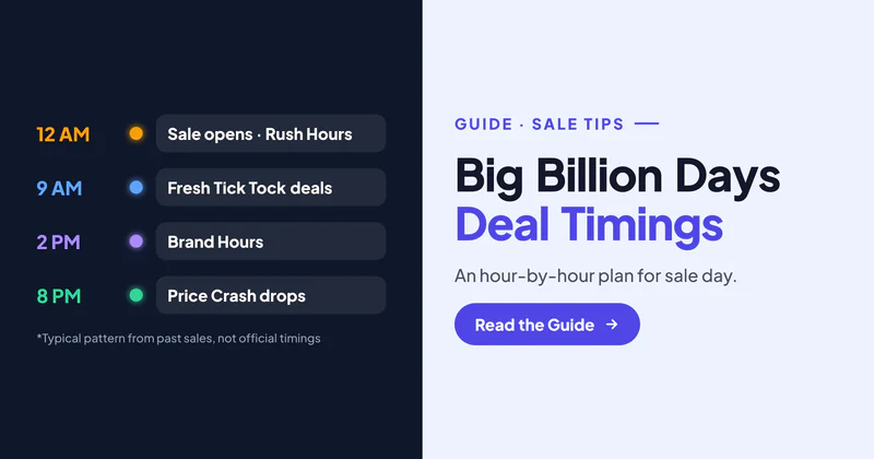 Big Billion Days Deal Timings: An Hour-by-Hour Plan to Catch the Best Deals