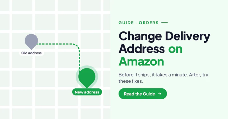 How to Change Delivery Address on Amazon After Placing an Order