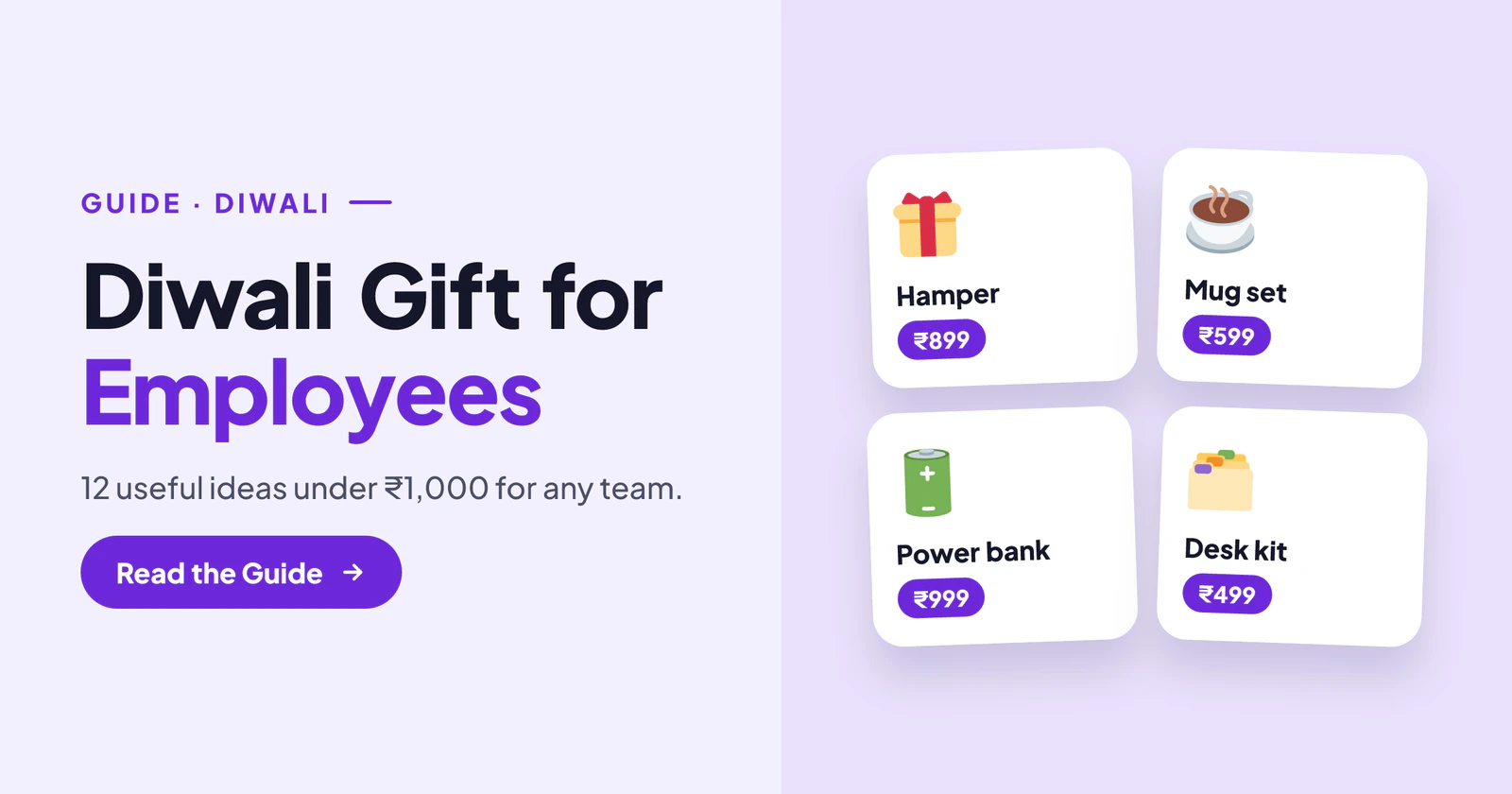 Diwali Gift for Employees: 12 Useful Ideas Under ₹1,000