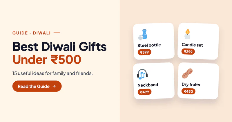 Diwali Gifts Under 500: 15 Useful Gift Ideas for Family and Friends