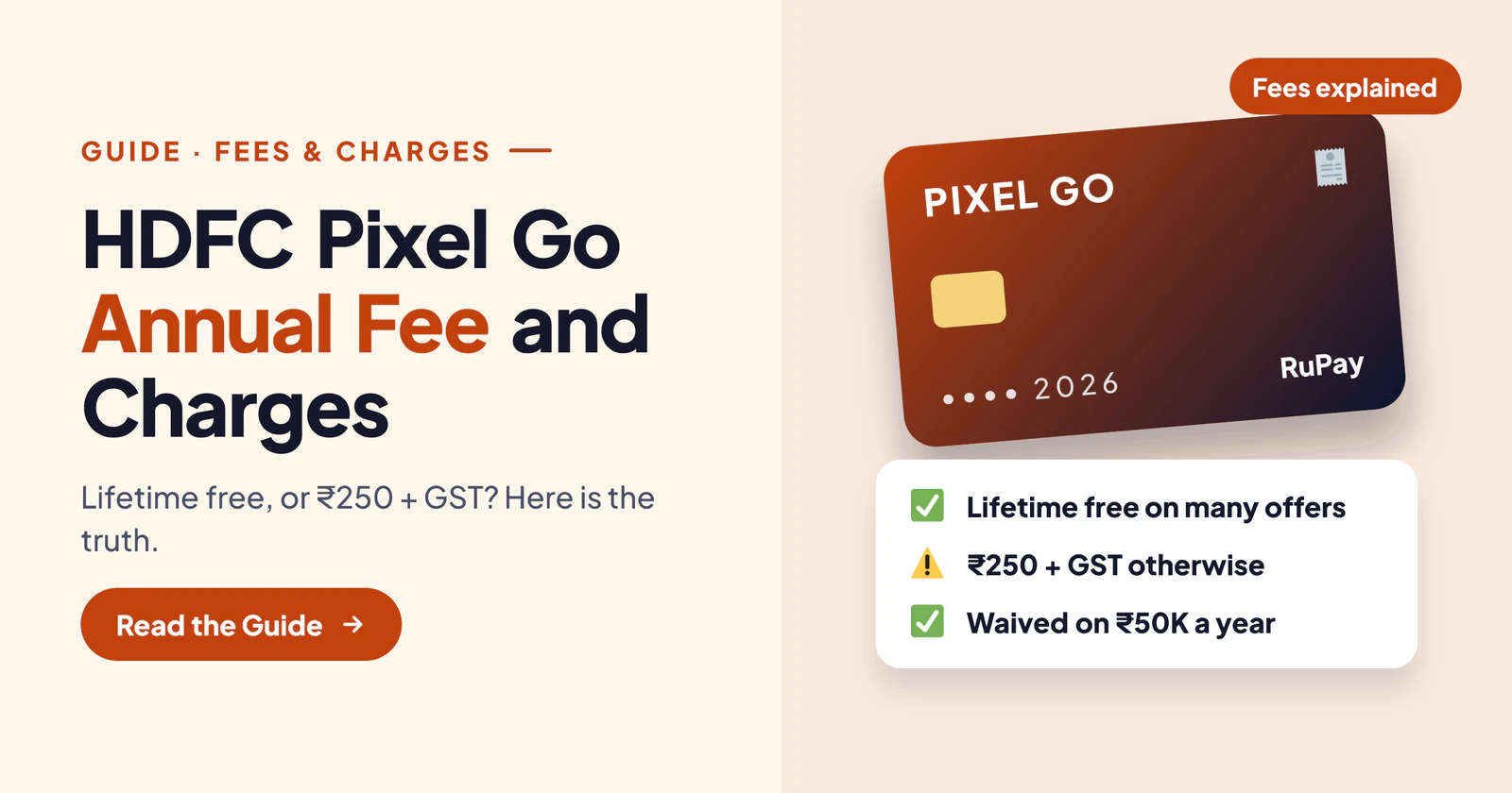 HDFC Pixel Go Annual Fee and Charges: Is It Really Lifetime Free? (Every Fee Explained)