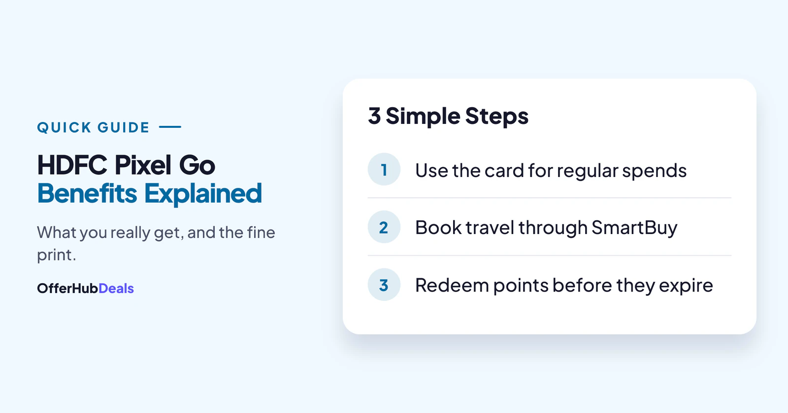 HDFC Pixel Go benefits: how to get the most from them