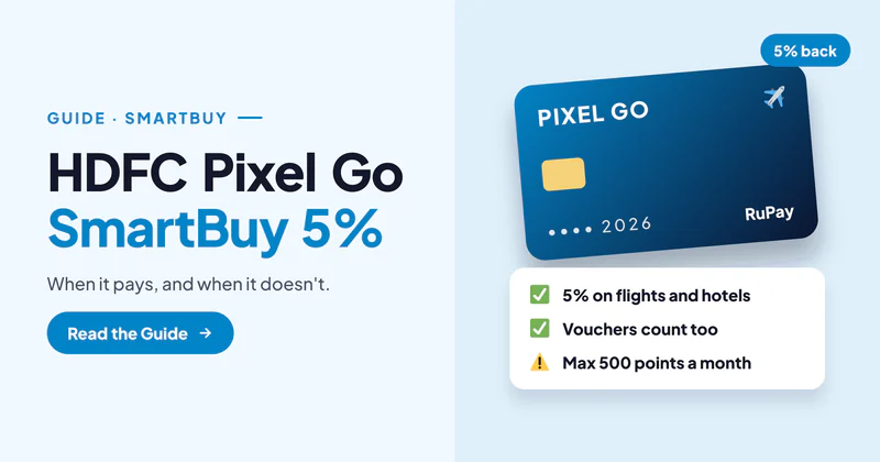 HDFC Pixel Go SmartBuy: How to Get 5% Cashback on Travel and Vouchers, and When It Isn't Worth It