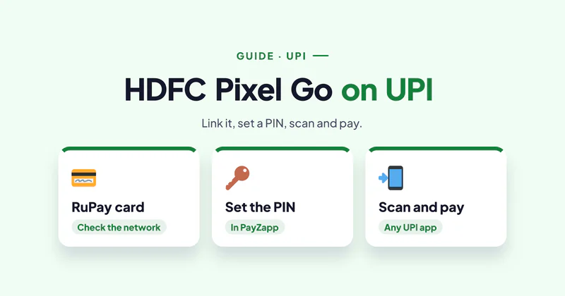 HDFC Pixel Go UPI: How to Link the Card to Google Pay or PhonePe, Set a UPI PIN and Earn Cashback