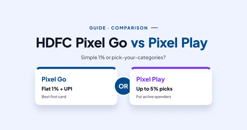 HDFC Pixel Go vs Pixel Play: Which HDFC Pixel Card Should You Pick in 2026?