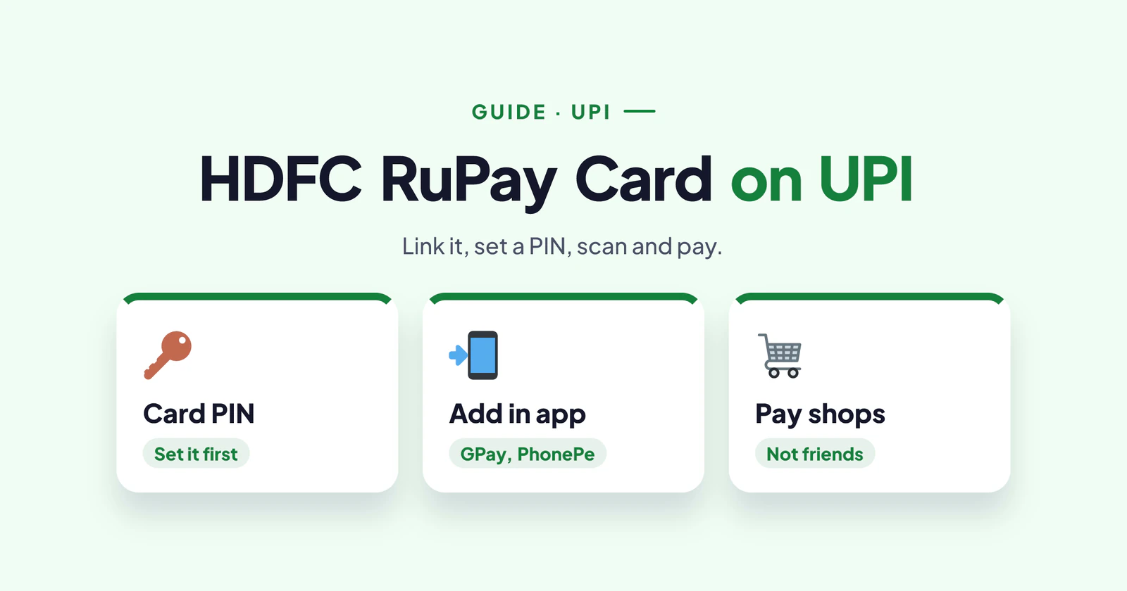HDFC RuPay Credit Card on UPI: How to Link It, the Rules, and Fixes When It Fails
