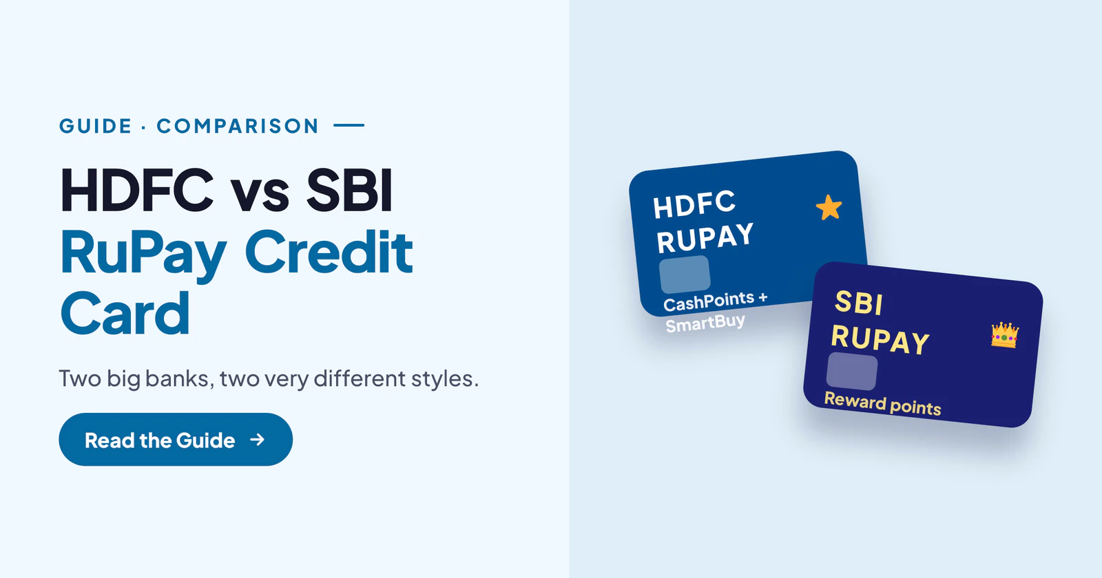 HDFC vs SBI RuPay Credit Card: Fees, UPI Rewards and Which One to Get