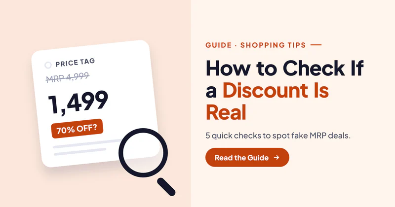 How to Check If an Online Discount Is Real (Fake MRP Explained)