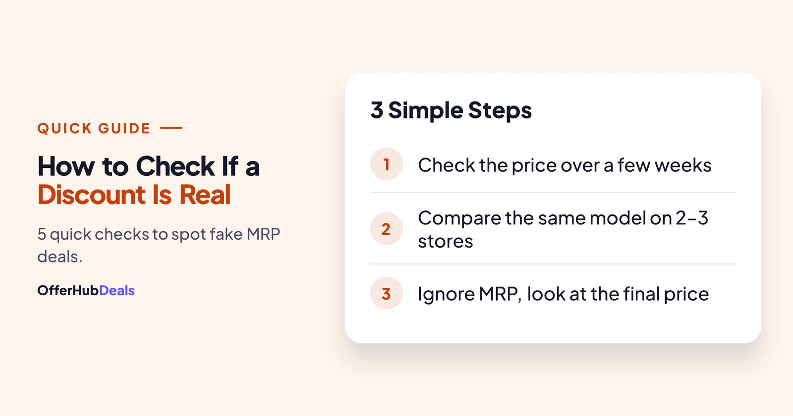 Three quick checks before you buy