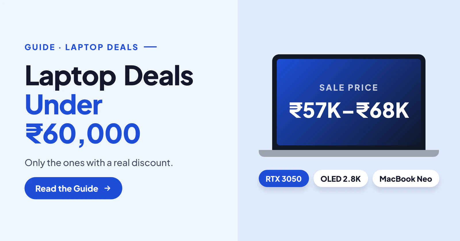 Laptop Deals Under 60000 in Sale 2026: 8 Laptops With a Real Discount (Before the Sale Ends)