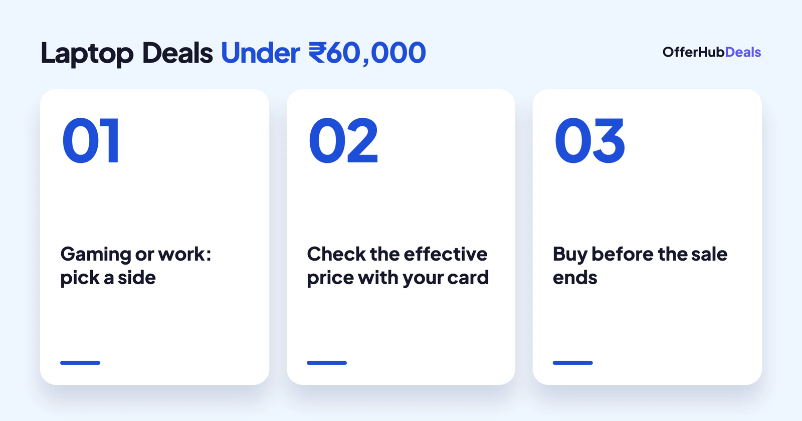 How to pick laptop deals under 60000