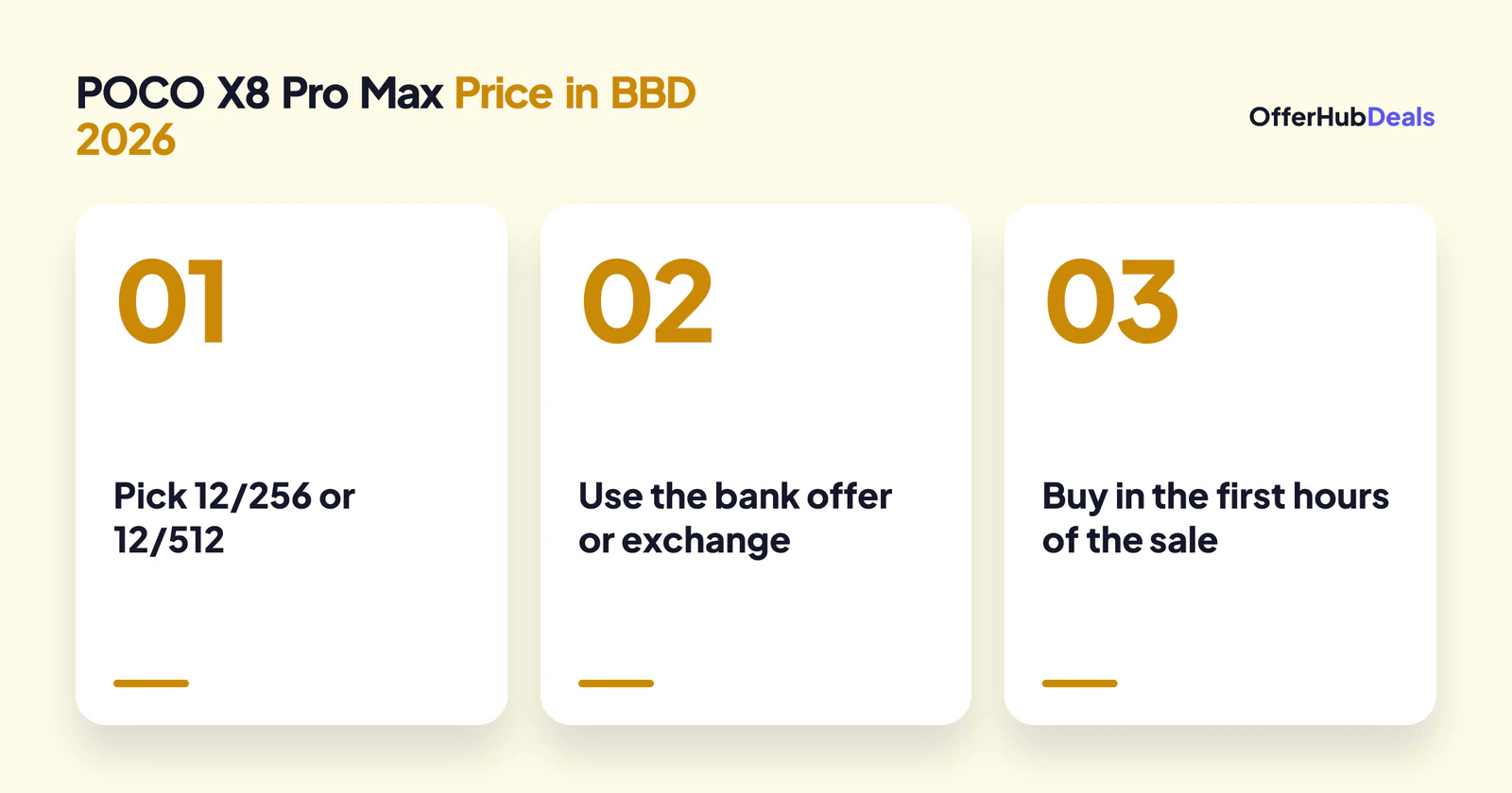 Steps to get the POCO X8 Pro Max price in Big Billion Days